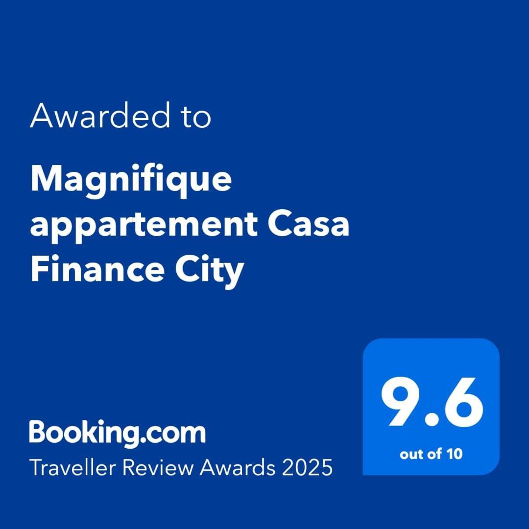 Magnifique Appartement Casa Finance City Casablanca Kültér fotó